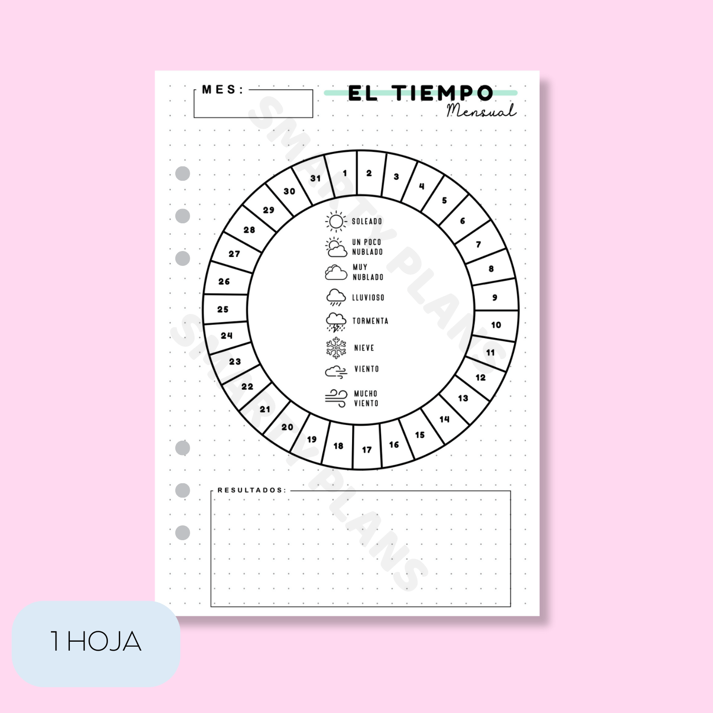 Plantilla Individual Mensual - El Tiempo
