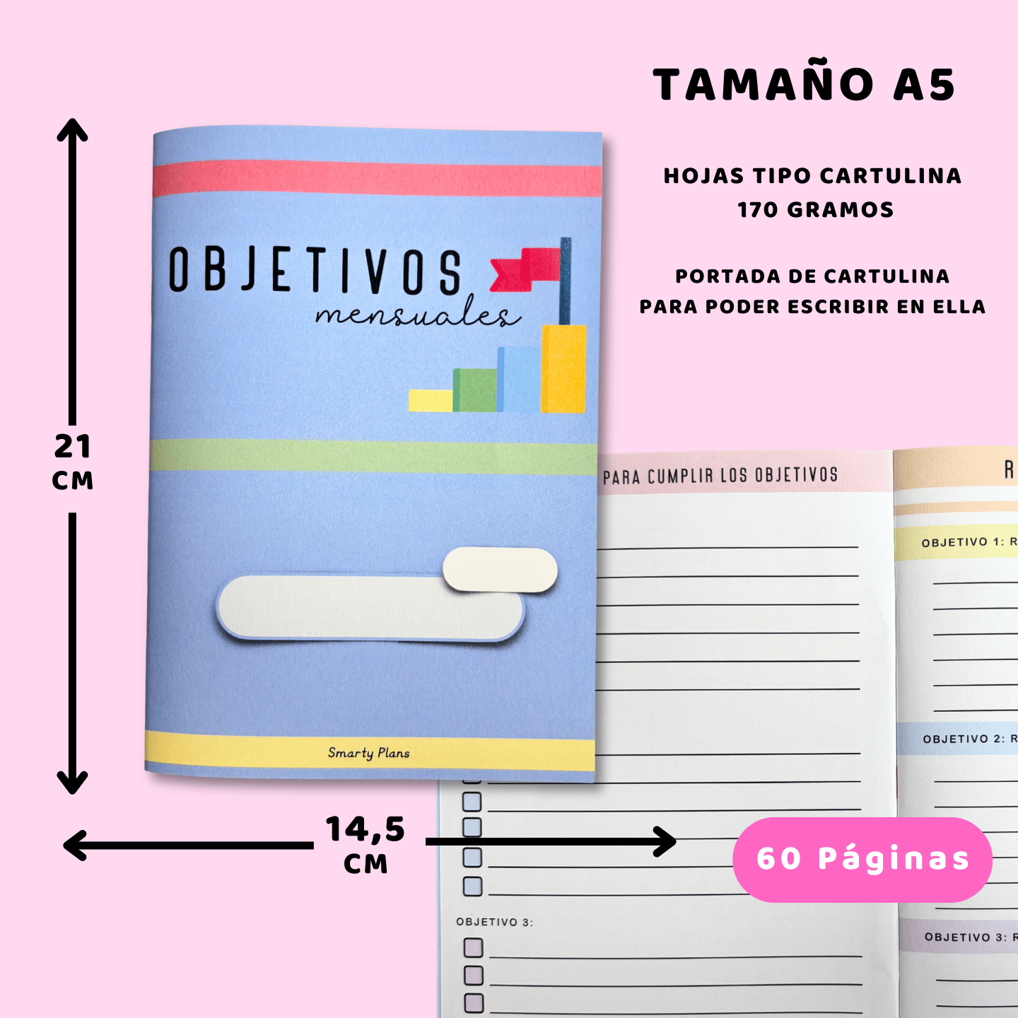 Libreta de Objetivos Mensual - Travel Journal