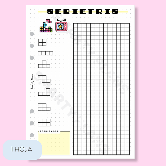 Plantilla Individual - Tetris de Series