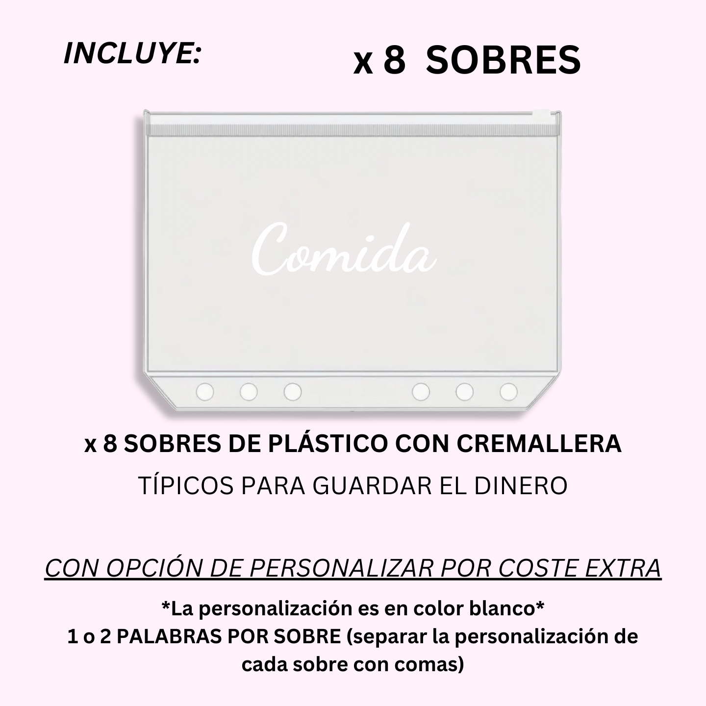 Kit Finanzas - Sobres de Dinero