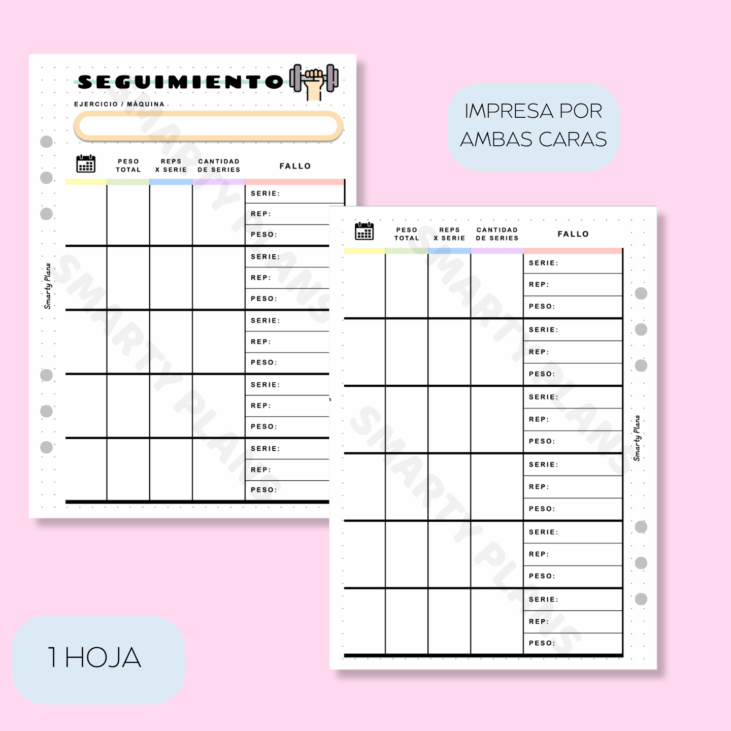 Plantilla Individual - Seguimiento Gimnasio Gym