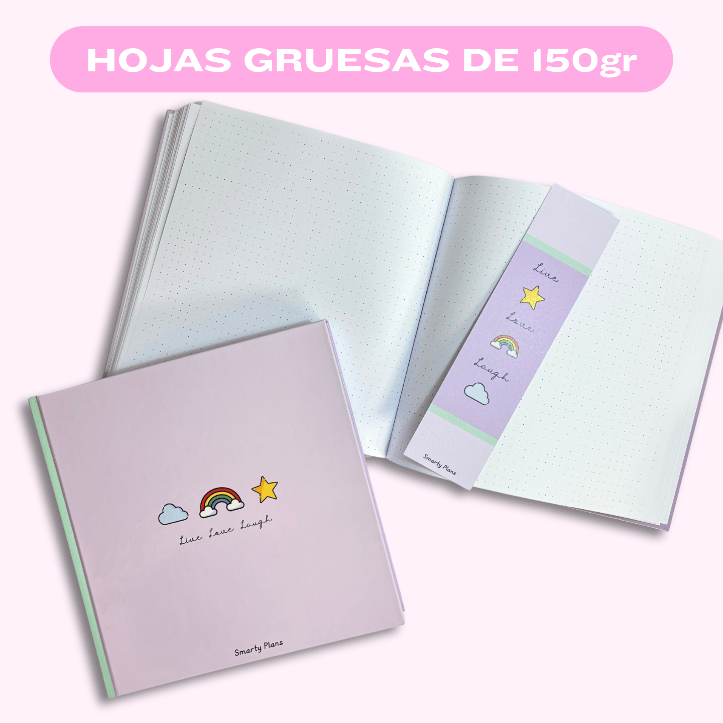 Cuaderno de Puntos - Live Love Laugh