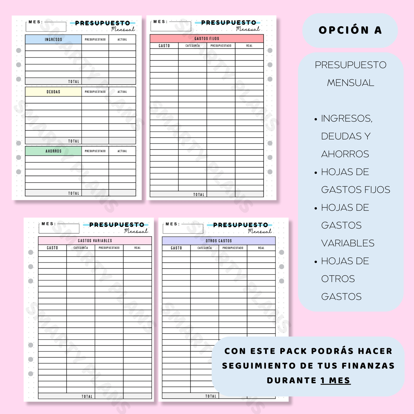 Pack Mensual - Finanzas