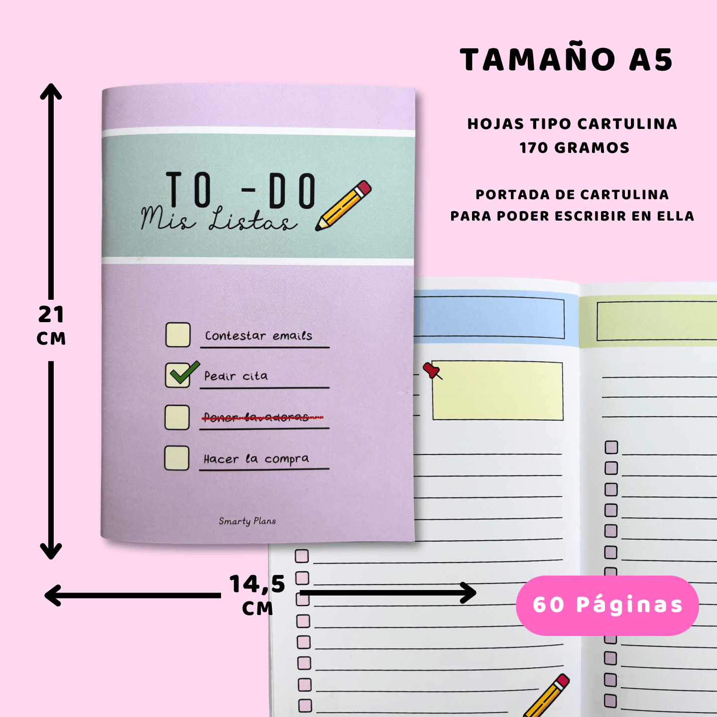 Libreta de Mis Listas / To Do - Travel Journal