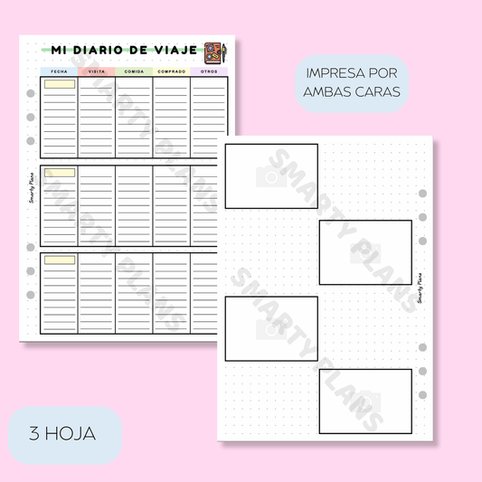Plantilla Viajes - Diario de Viaje