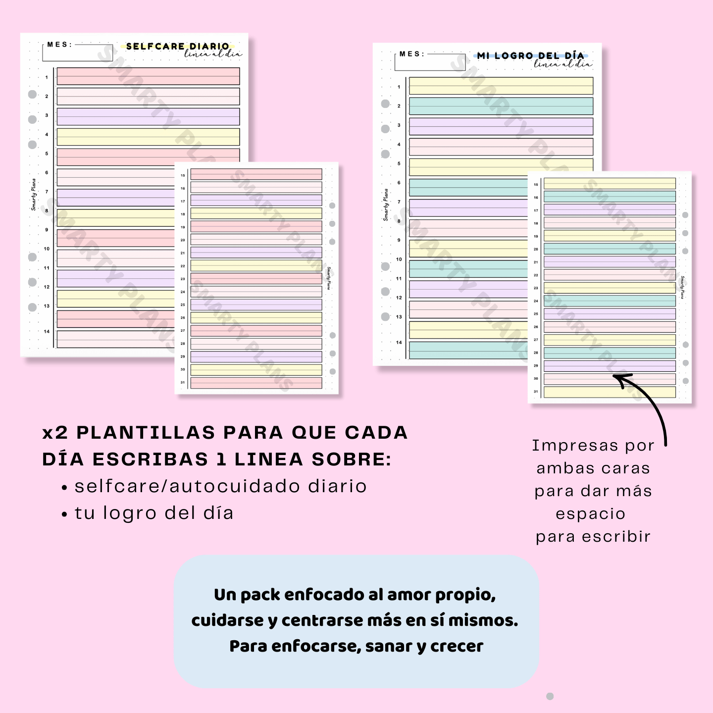 Pack Mensual - Amor Propio