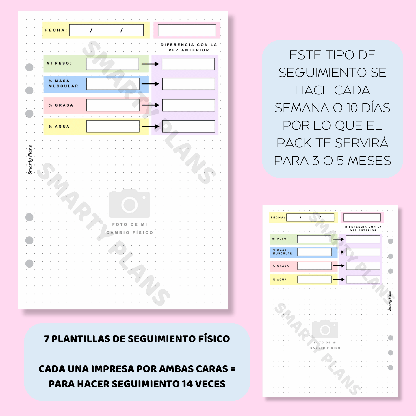 Pack Seguimiento Físico