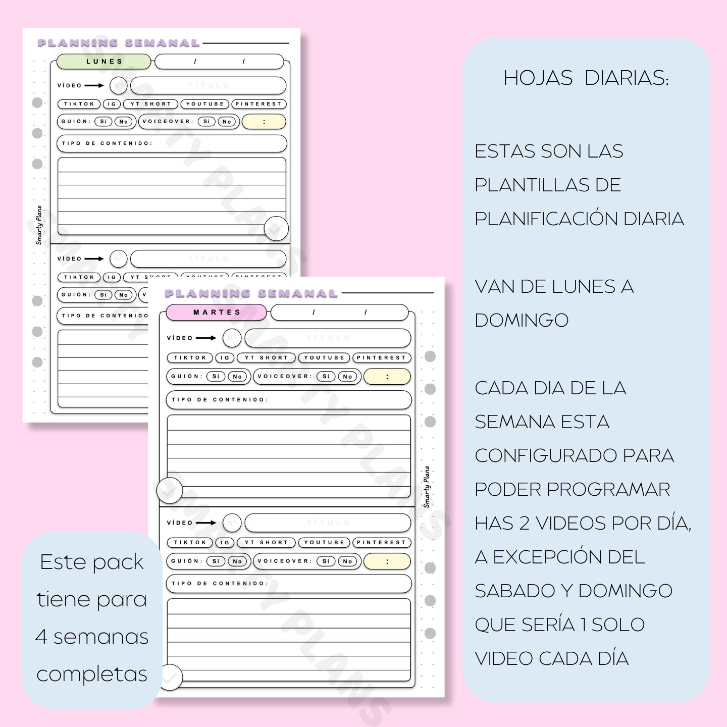Pack Mensual - Videos Redes