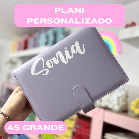 Plani Personalizado - Lila y Blanco (Sonia) A5