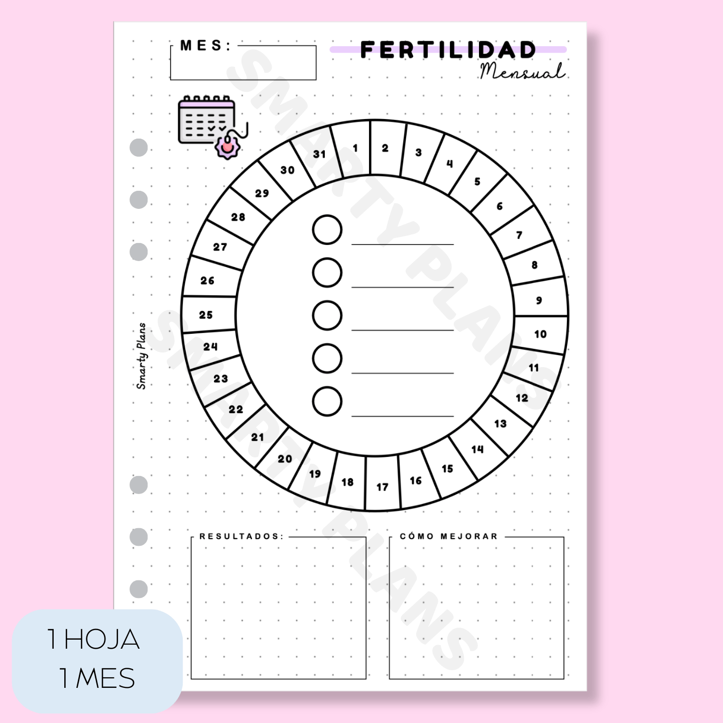 Plantilla Mensual - Fertilidad