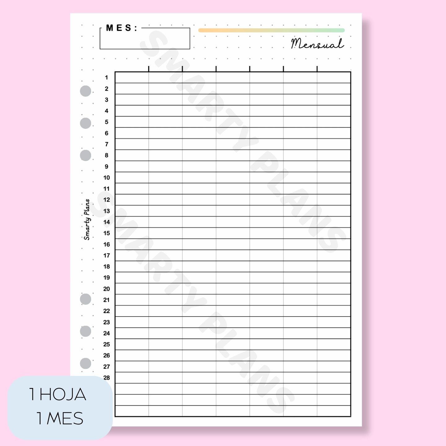 Plantilla Mensual - En blanco (3)