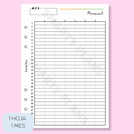 Plantilla Mensual - En blanco (3)