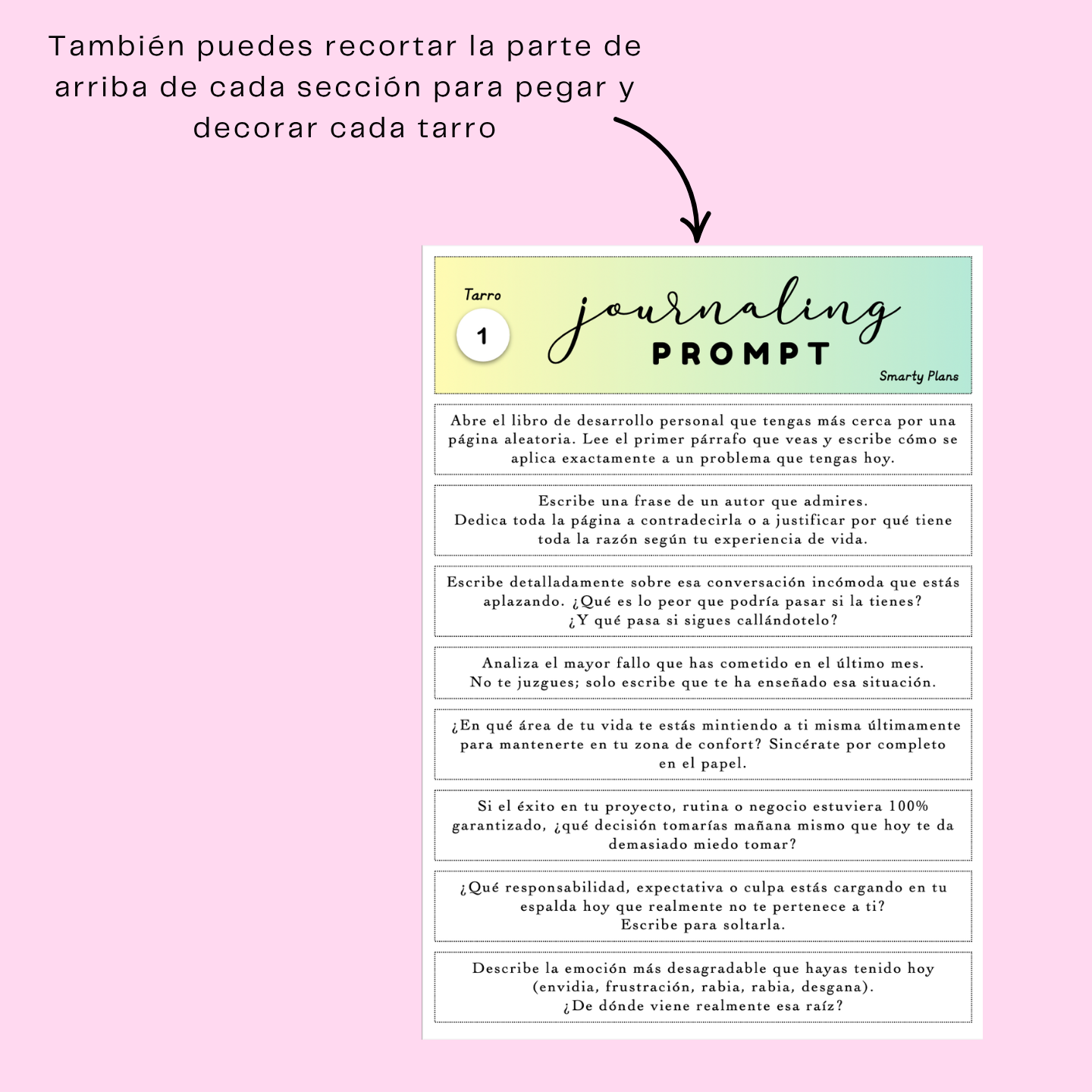 Pack Plantillas - Tarros Journaling