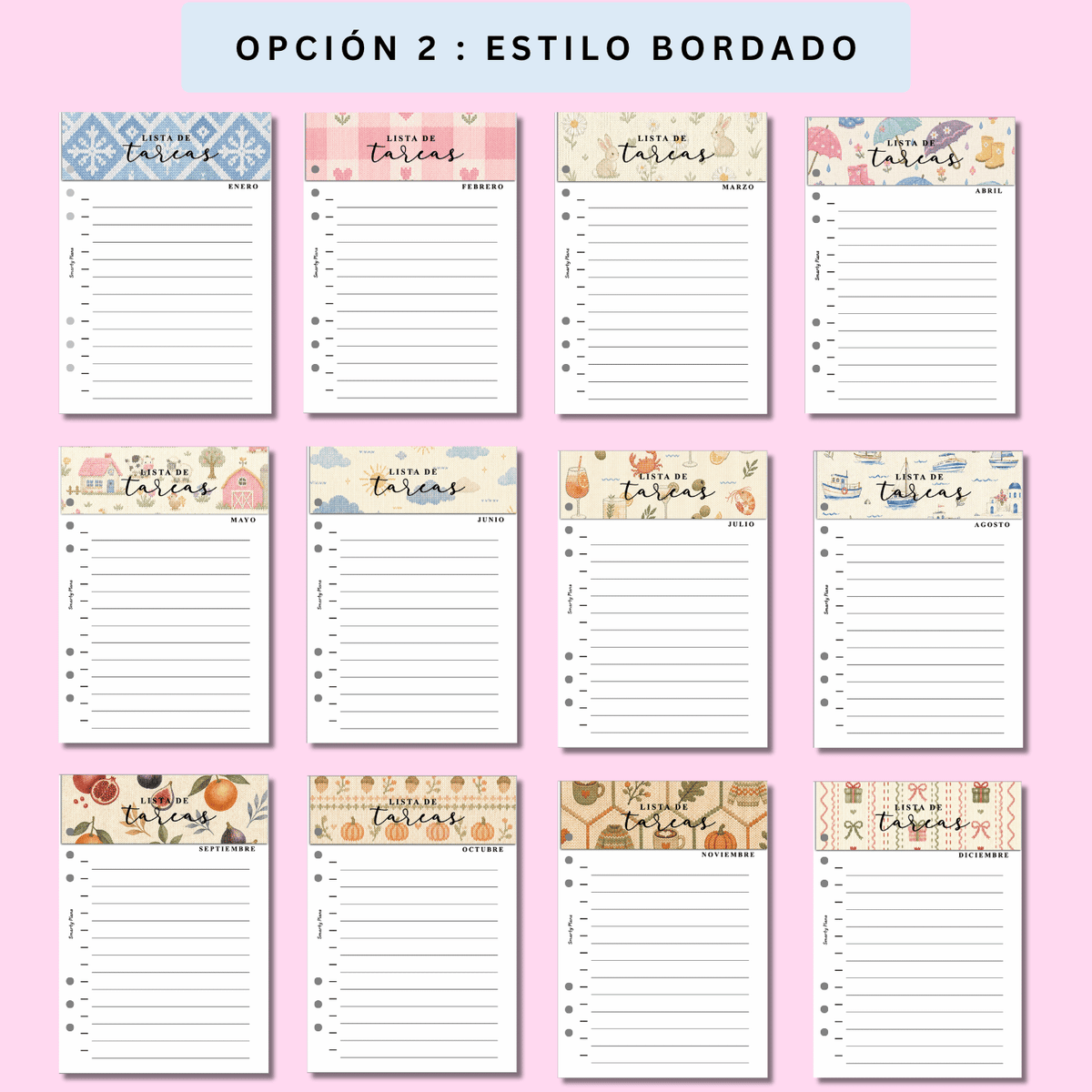 Pack Lista de Tareas - 12 meses