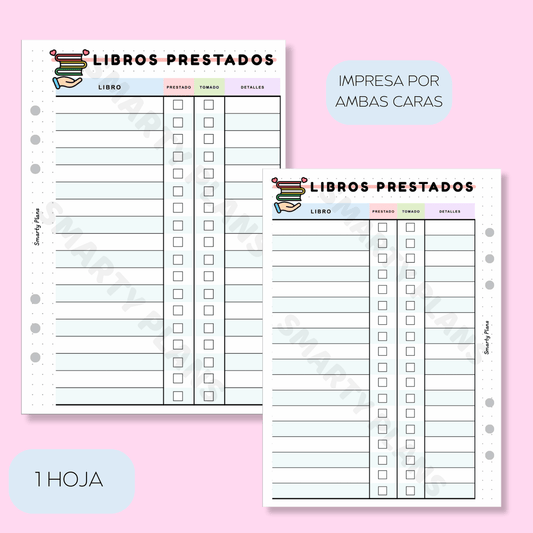 Plantilla Ocio - Libros Prestados