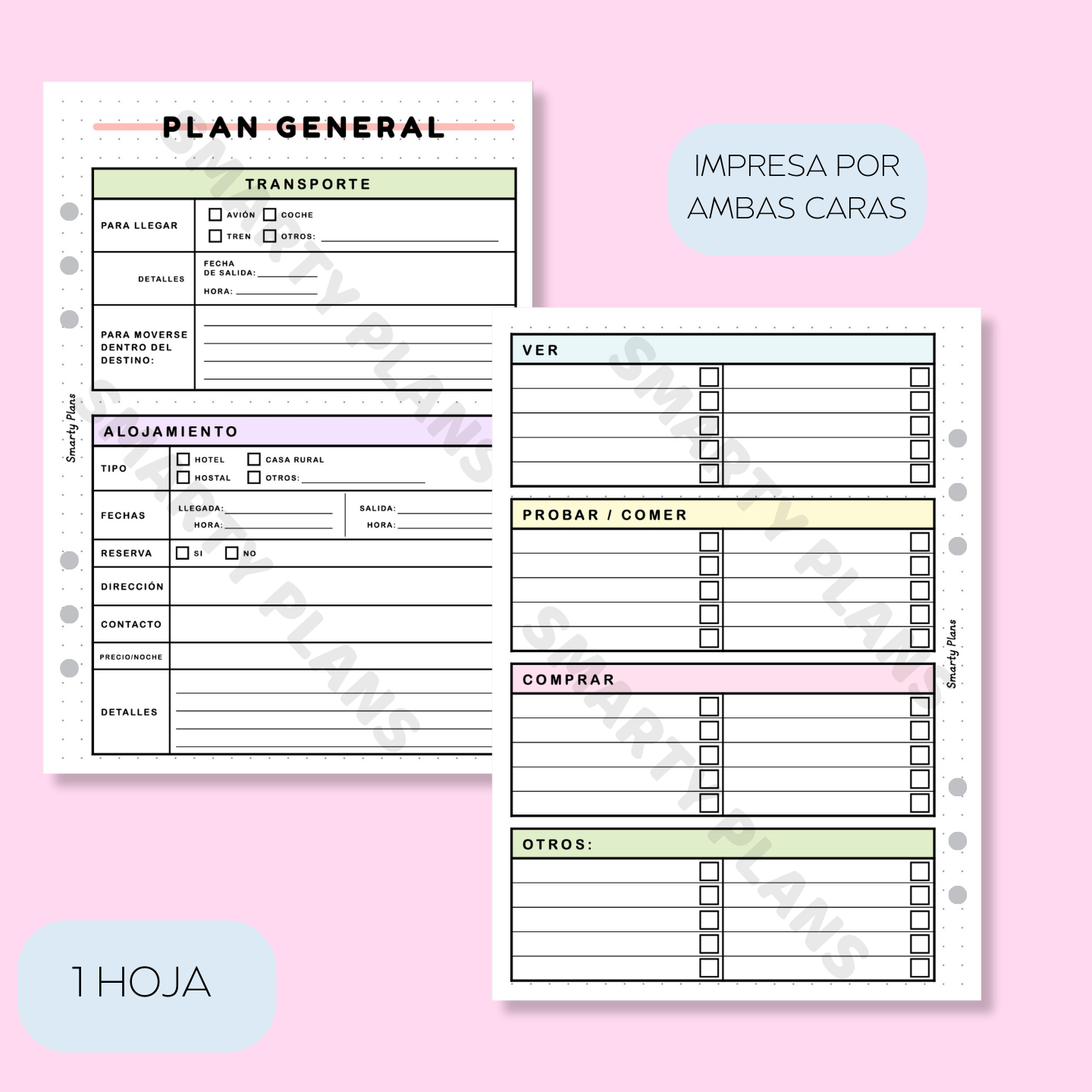 Plantilla Viajes - Plan General