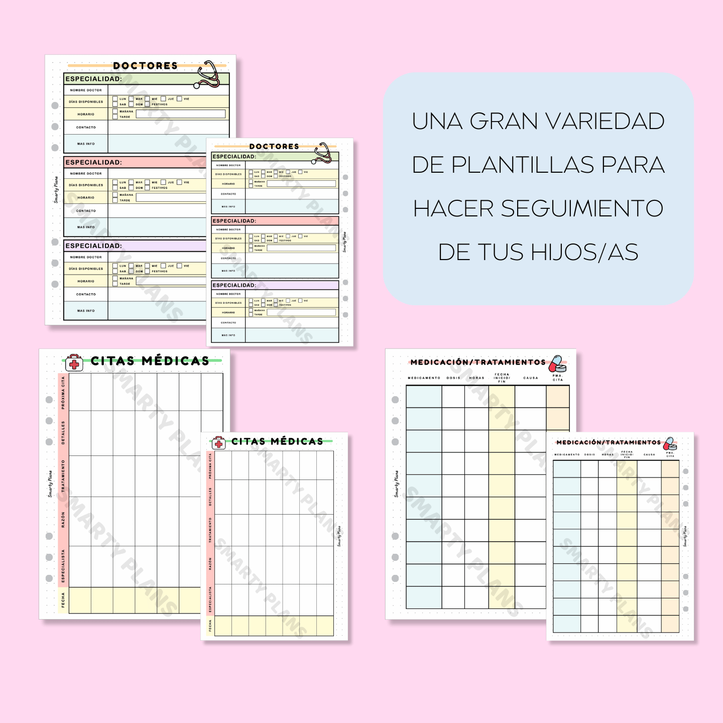 Pack Plantillas - Padres