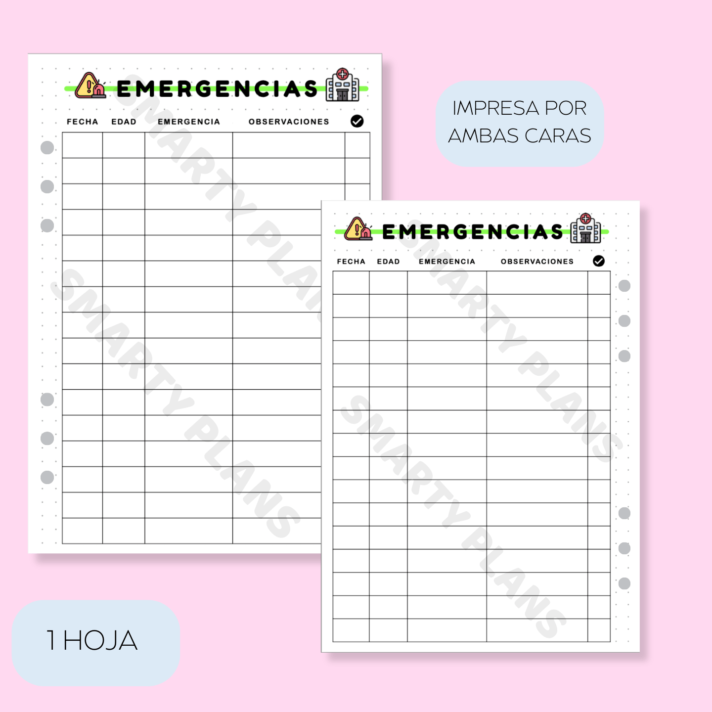 Plantilla Individual - Emergencia