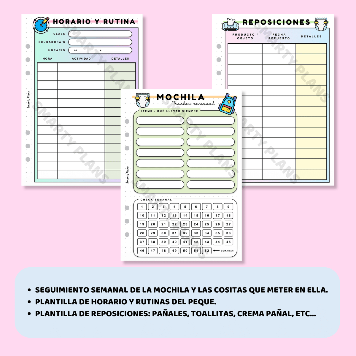 Pack Plantillas - Escuela Infantil / Guadería
