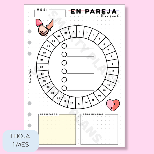 Plantilla Mensual - En Pareja