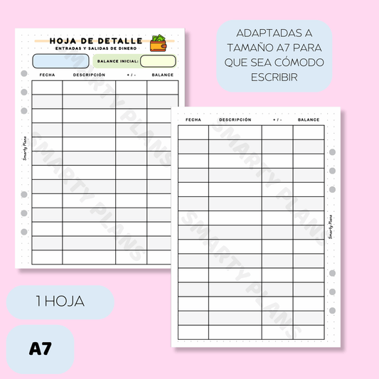 Plantilla A7 - Finanzas - Hojas de Detalle
