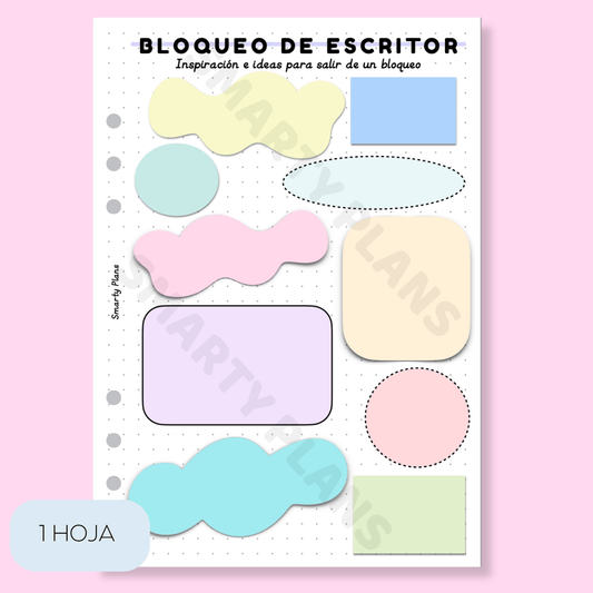 Plantilla Individual Escritores - Bloqueo Escritor
