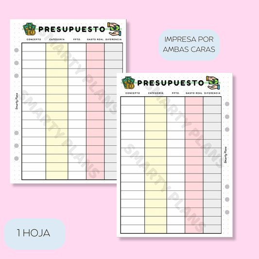 Plantilla Viajes - Presupuesto