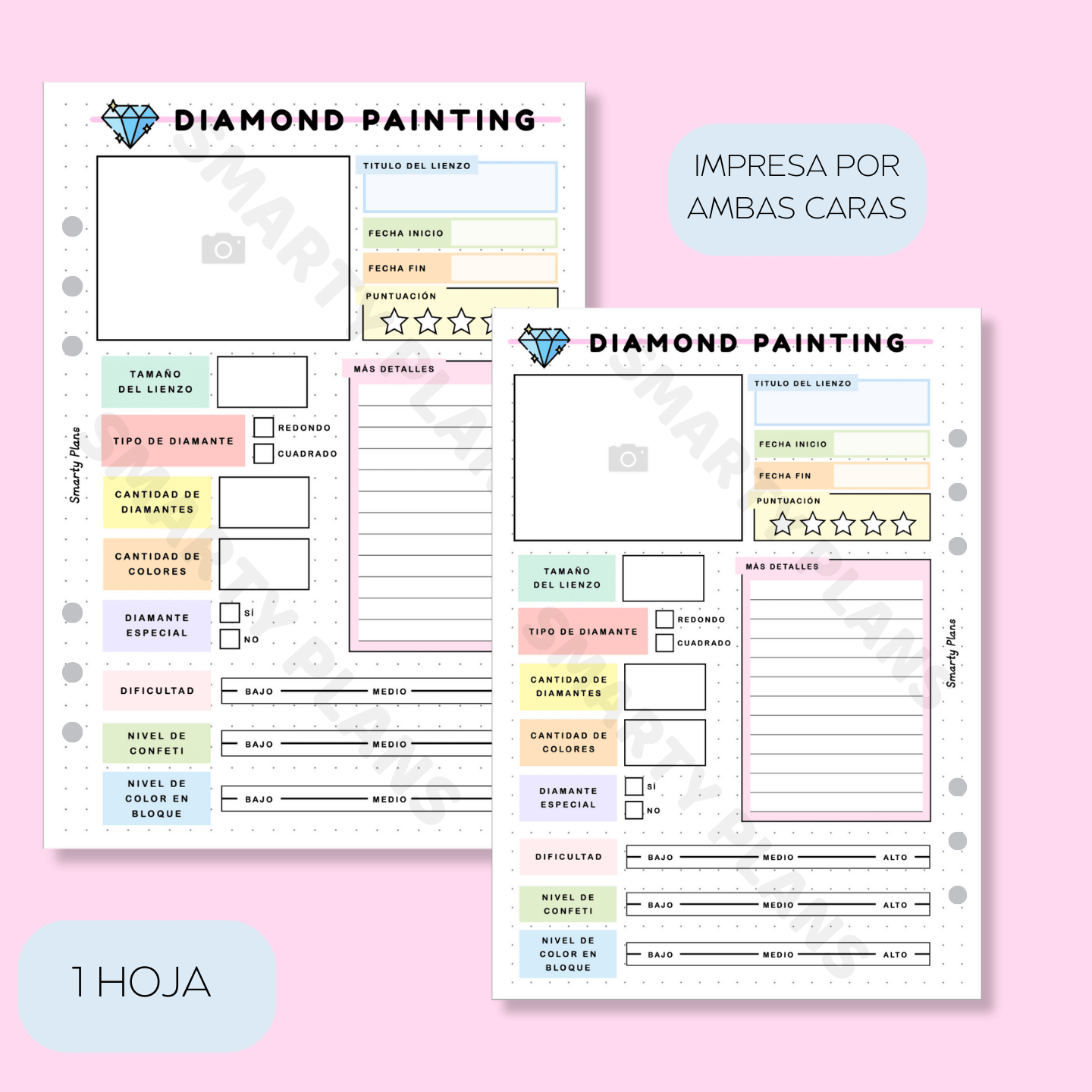 Plantilla Individual - Diamond Painting