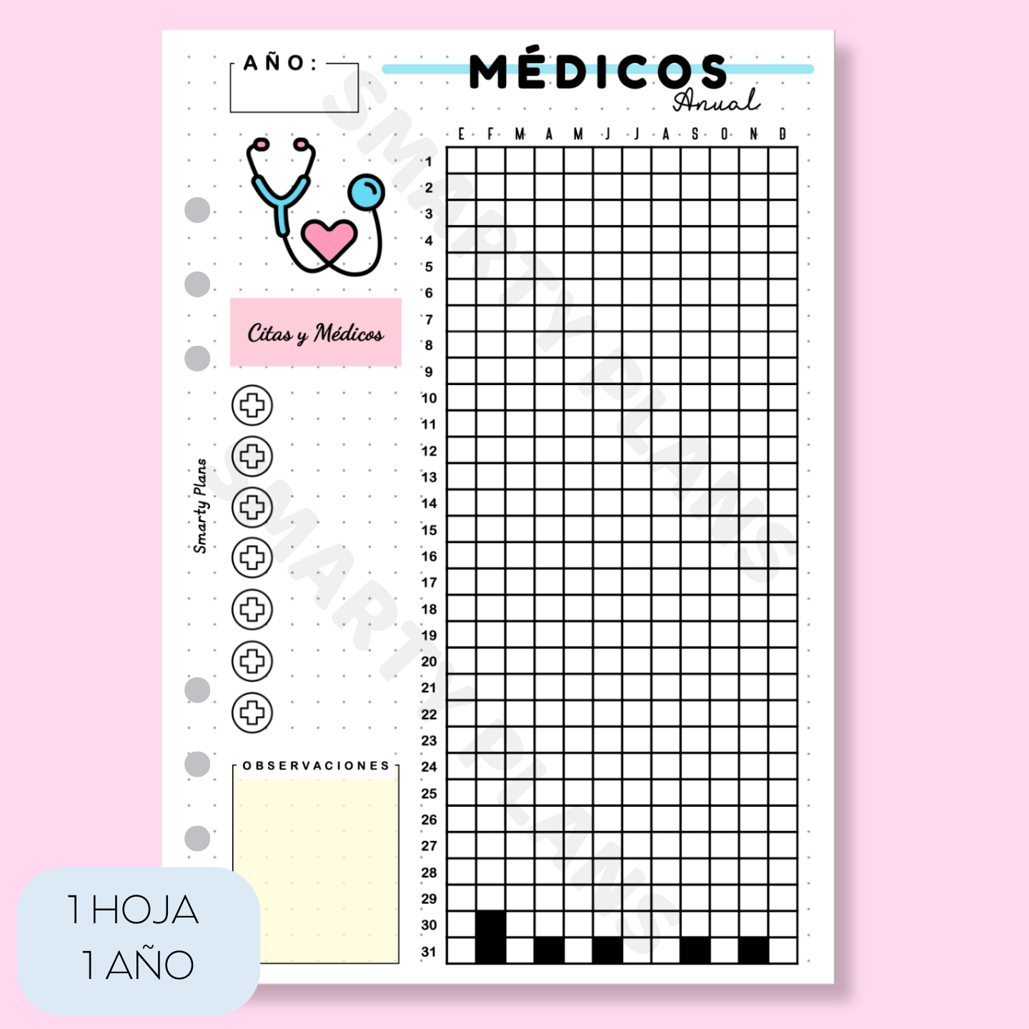 Hoja Anual - Médicos