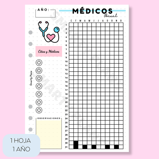 Hoja Anual - Médicos