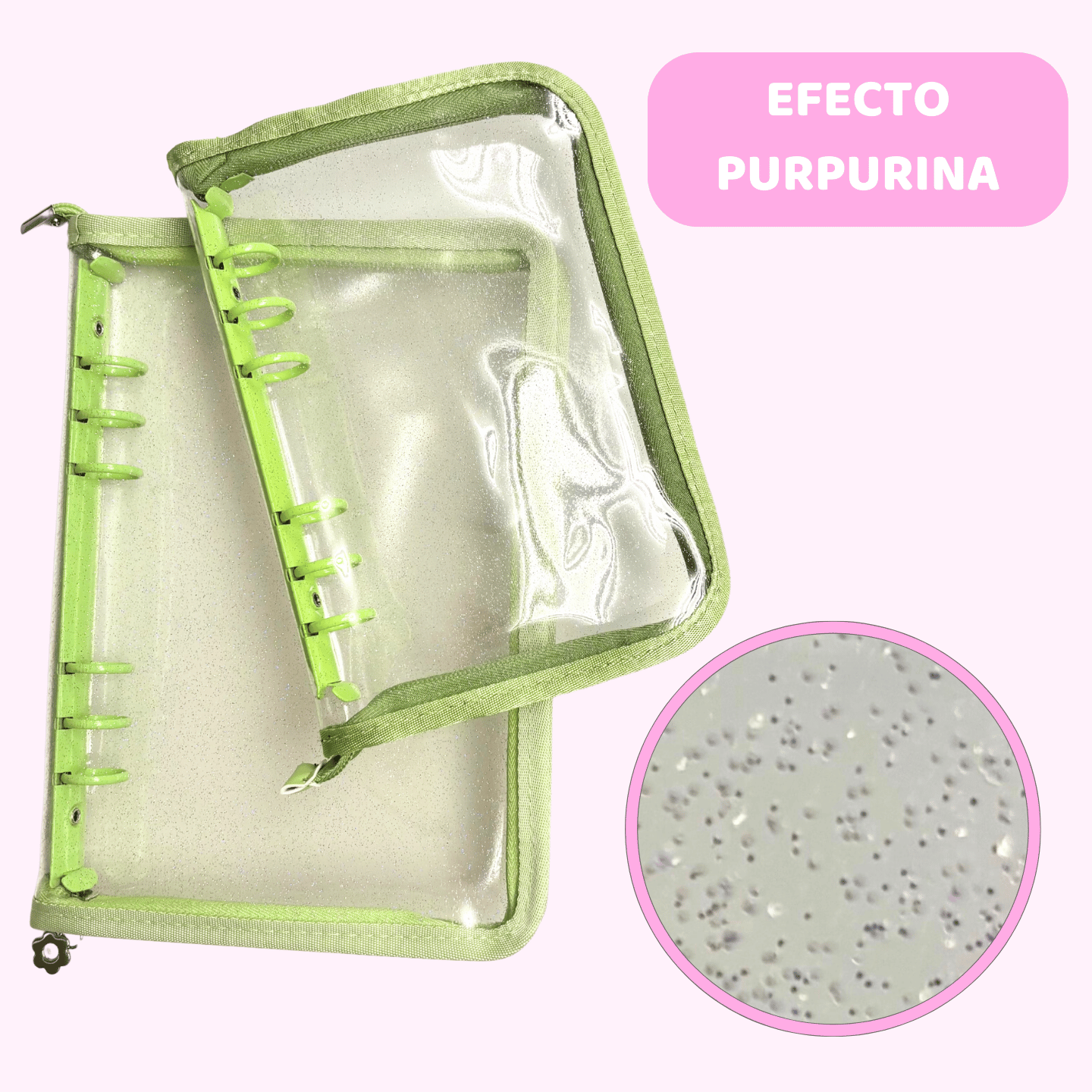 Planificador Transparente - Verde