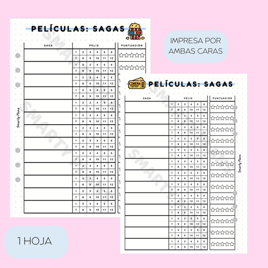 Plantilla Individual - Sagas de Películas