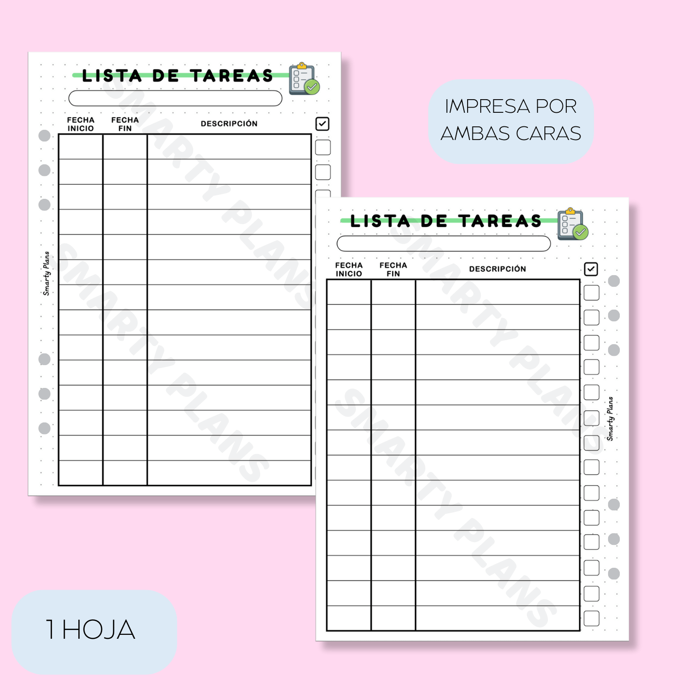 Plantilla Individual - Mis Tareas / To do List