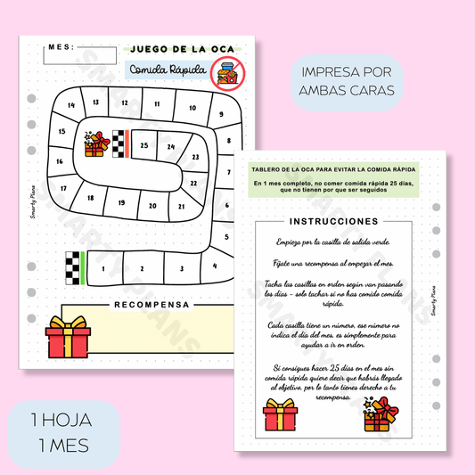 Plantilla Mensual - Oca Comida Rápida
