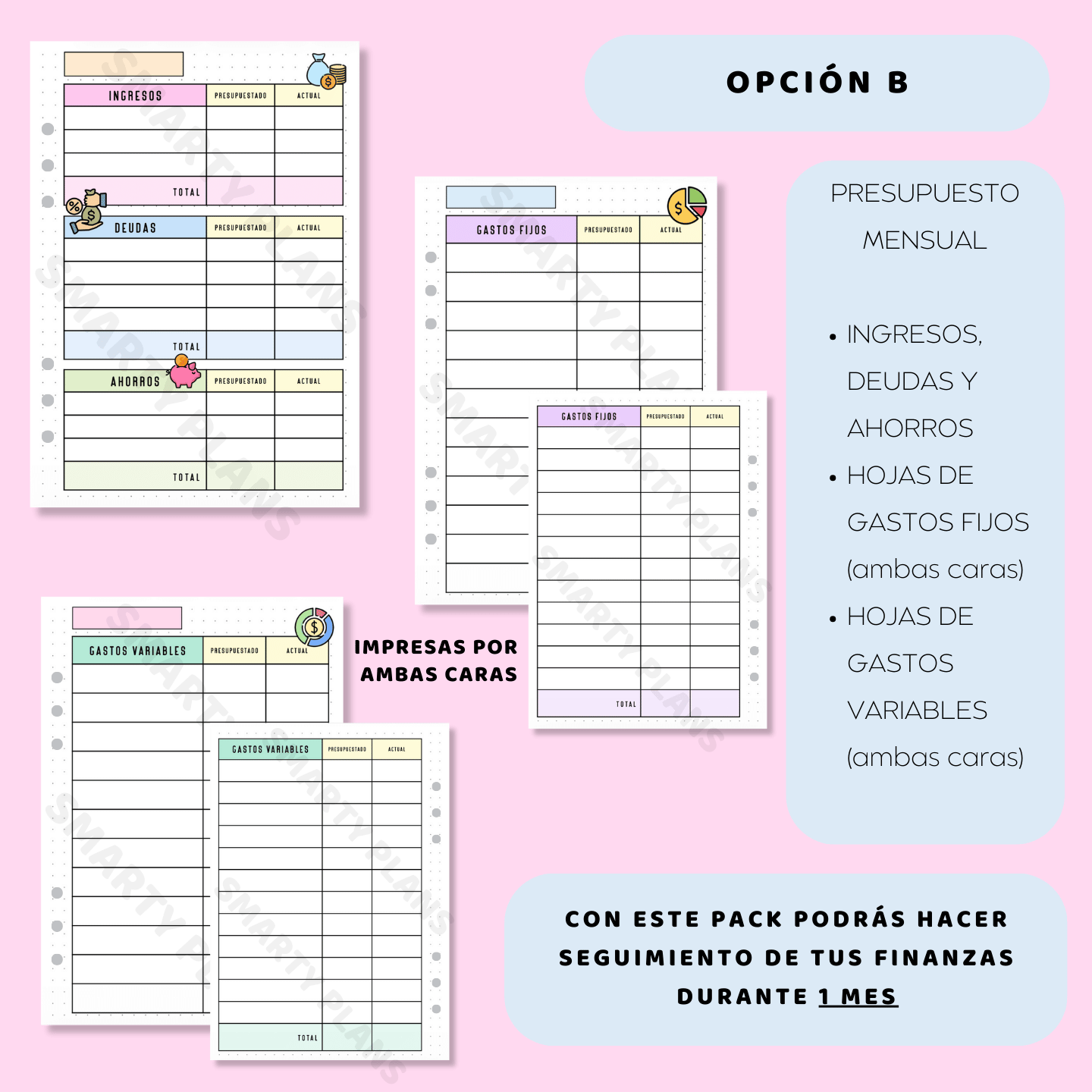 Pack Mensual - Finanzas