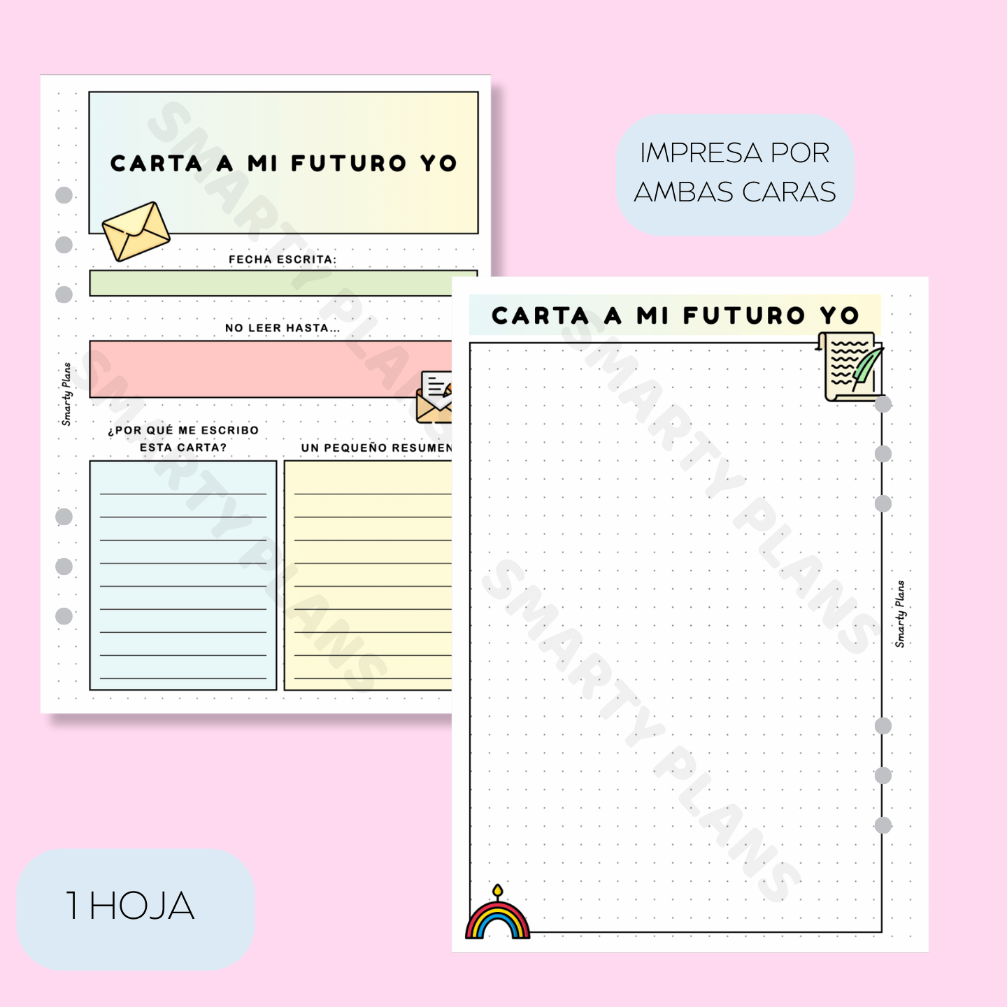 Plantilla Individual - Carta A Mi Futuro Yo