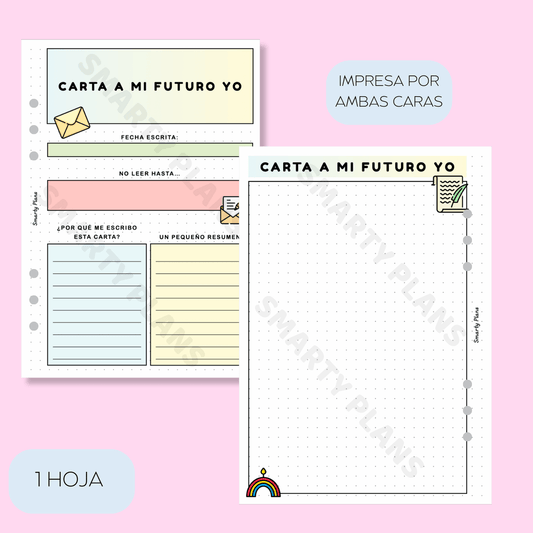 Plantilla Individual - Carta A Mi Futuro Yo