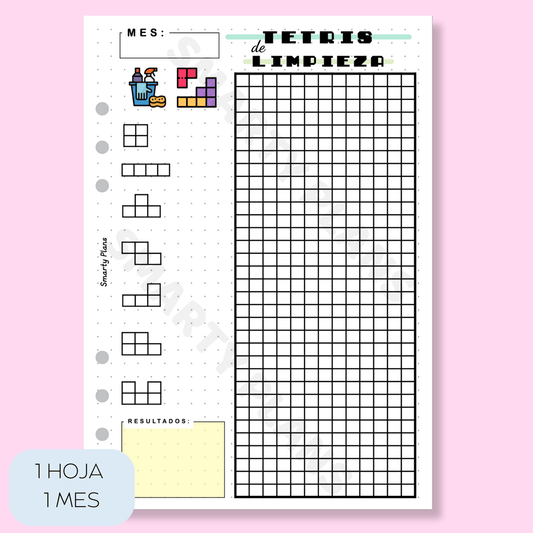 Plantilla Mensual - Tetris Limpieza