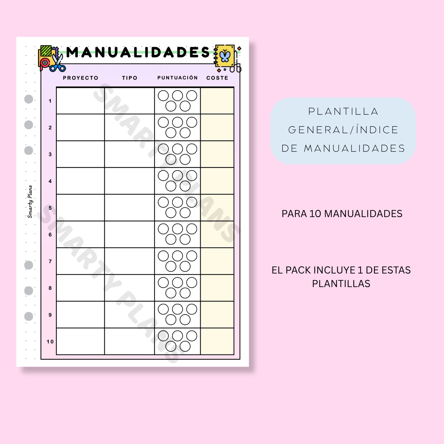 Pack Plantillas - Manualidades
