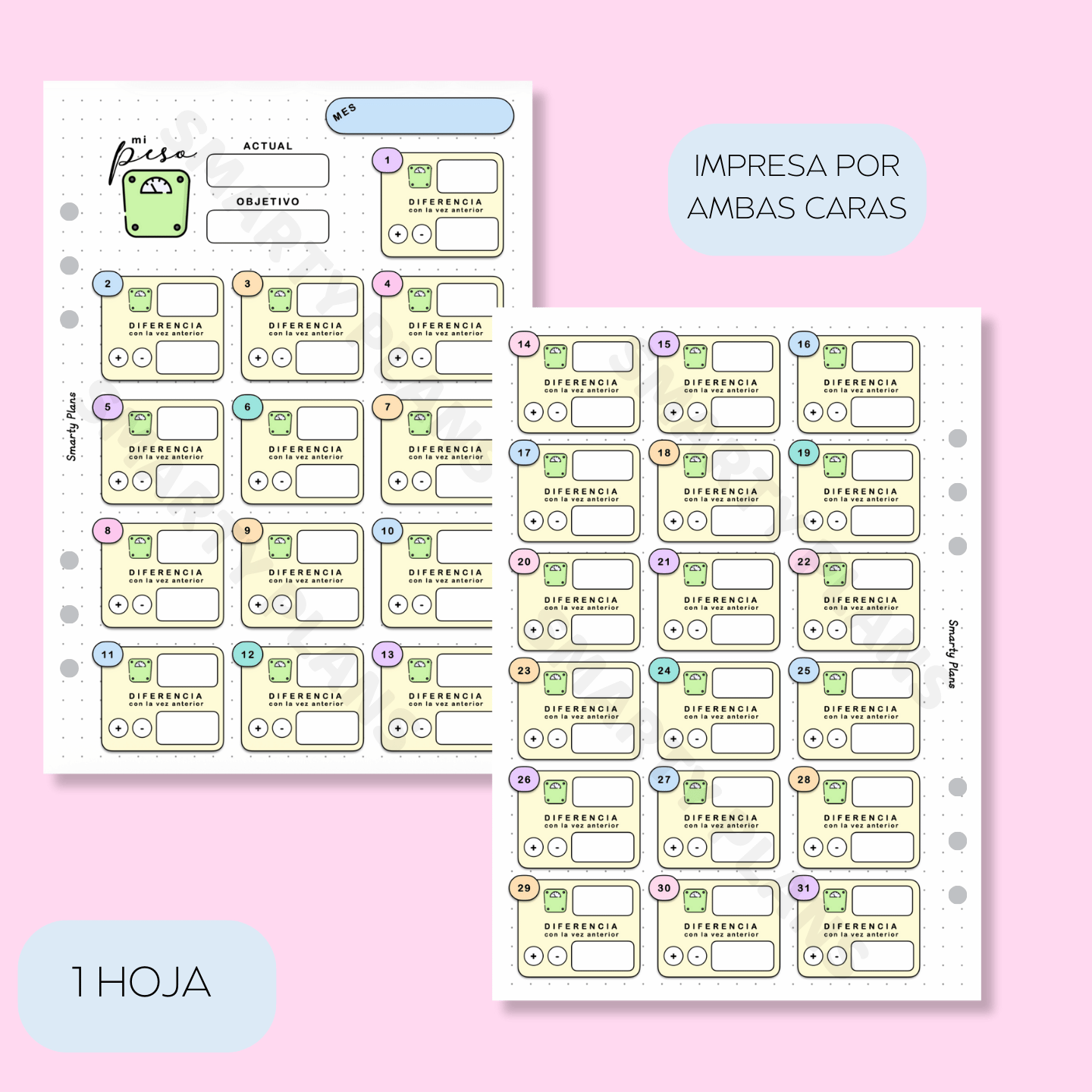 Plantilla Mensual - Mi Peso