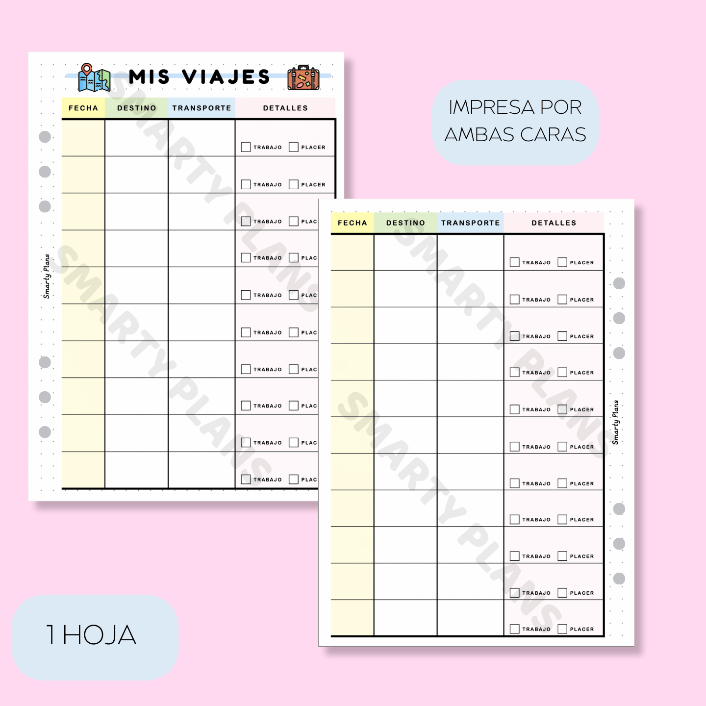 Plantilla Viajes - Mis Viajes