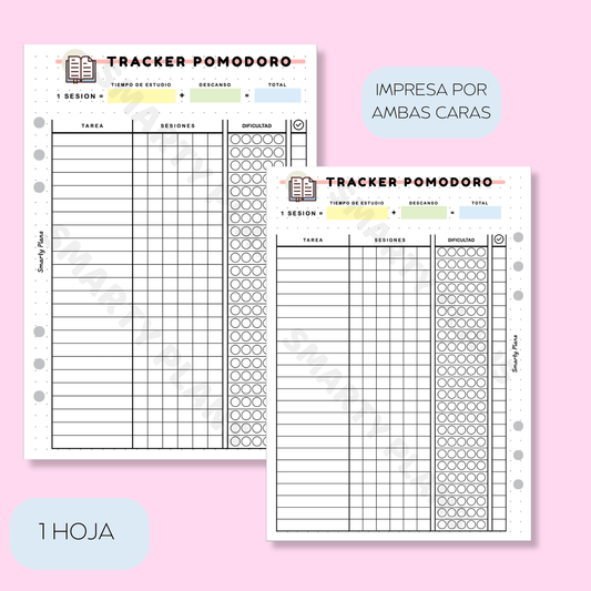 Plantilla Individual - Tracker Pomodoro