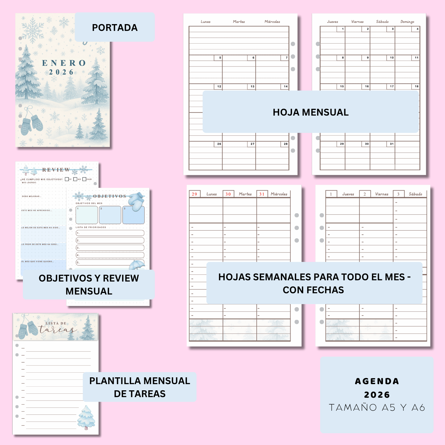 Kit - Agenda SEMANAL 2026