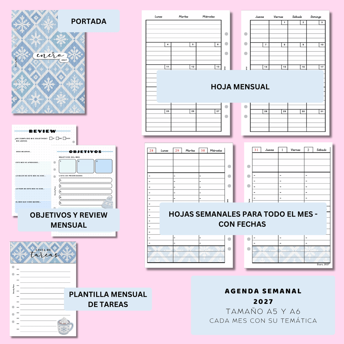 Kit - Agenda SEMANAL 2027