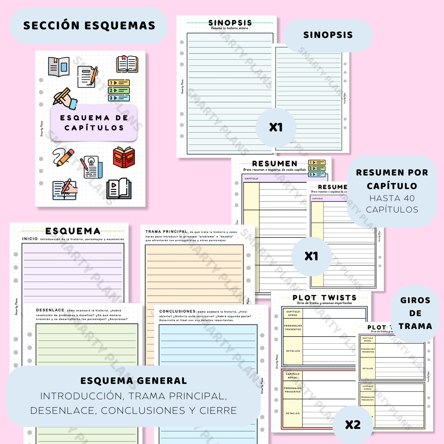 Kit - Escritores