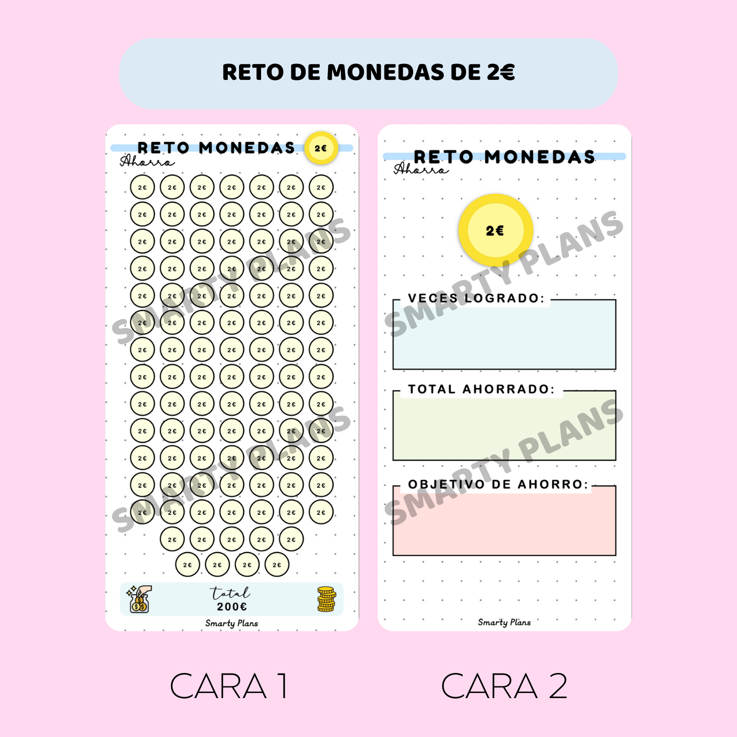 Retos de Ahorro -  Tarjetas Plastificadas
