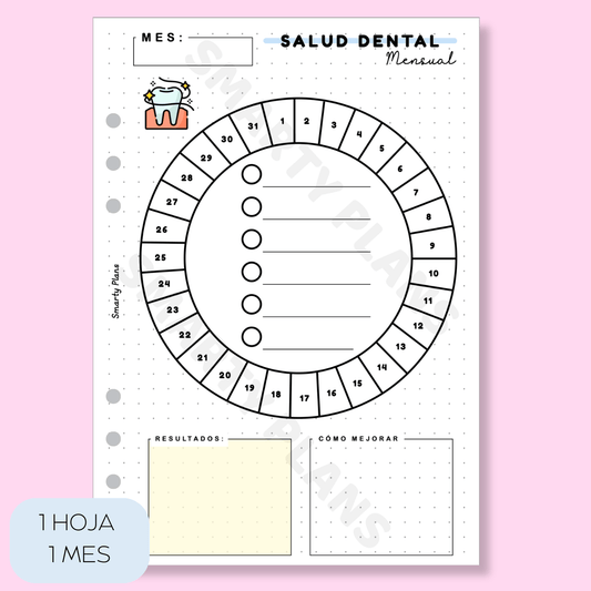 Plantilla Mensual - Salud Dental