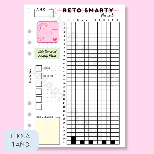 Hoja Anual - Reto Semanal Smarty