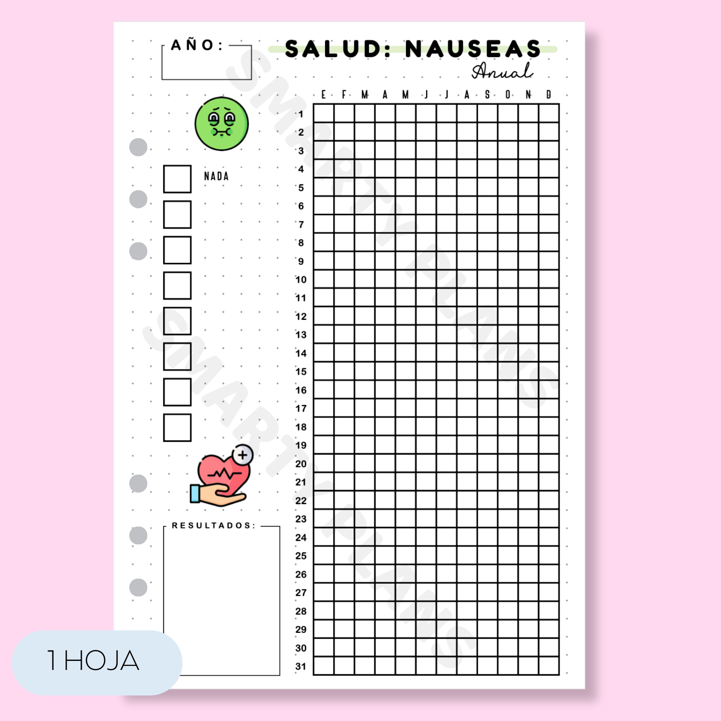 Hoja Anual Salud - Nauseas