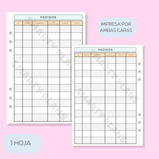 Plantilla Individual - Pedidos Emprendimiento